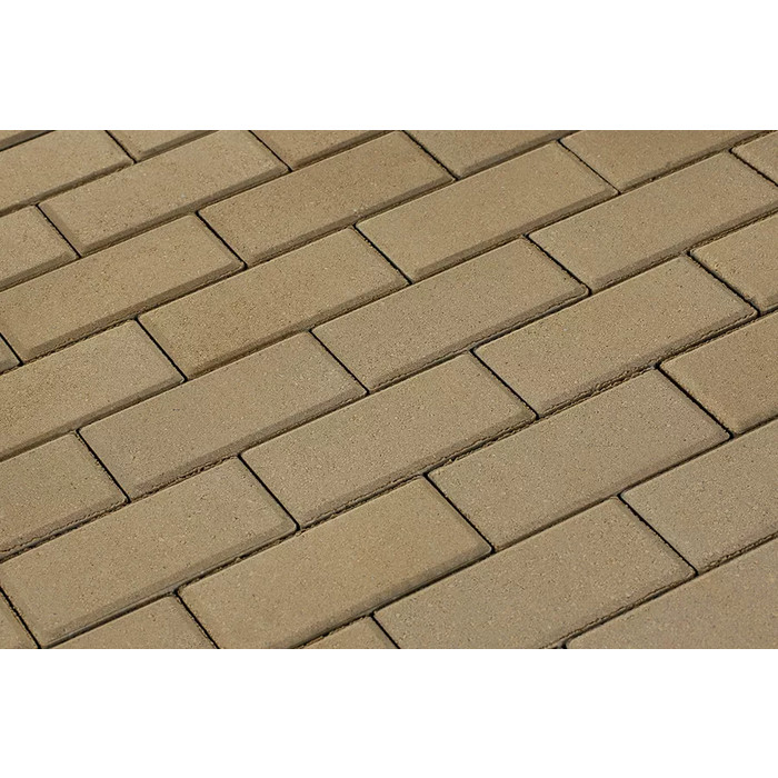 Брусчатка 342 механический завод Прямоугольник 200х100х60 мм Палевый